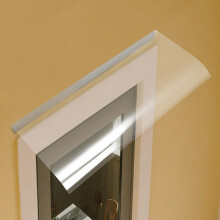 Door Canopy Awning 40x80cm,3.5mm Thick PC Board Rain Shelter