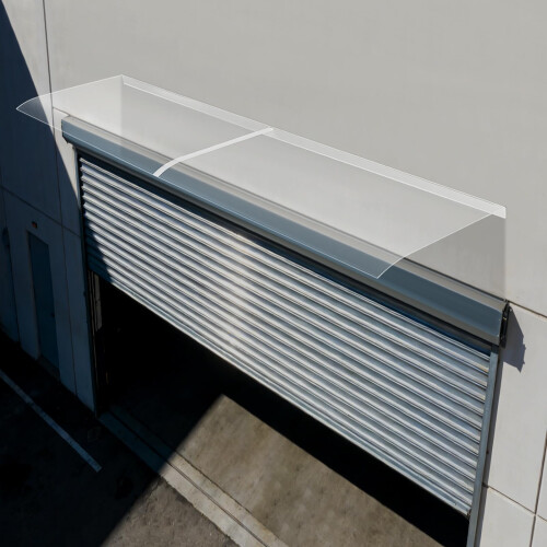 Canopy for Front Door, 200 x 50 cm Transparent Window Canopy