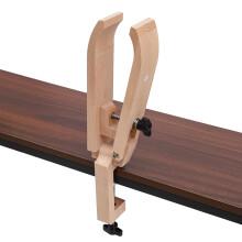 Alnemy Wooden Sewing Clamp with 4 Sandpapers for DIY Leather Craft Handicrafts