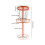Disc Golf Basket Portable Disc Golf Target with Heavy Duty 24 Chains Orange 3