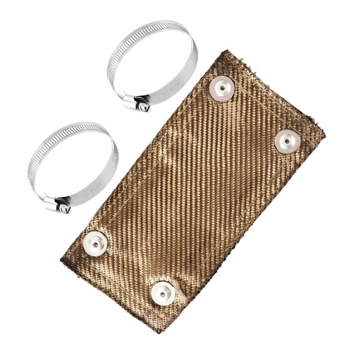Exhaust Heat Shield Titanium Alloy Thermal Insulation Cover Double Layer 2
