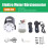 OUKANING Ebike Conversion Kit Electric Scooter Motor Brush Motor Controller Throttle 36V 800W 2
