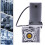 120W DC 12V Worm Gear Reducer Motor, Self-Locking Adjustable Speed Gearbox 914cm 3