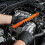 Adjustable Extension Tool Universal Ratchet Spanner Orange 5