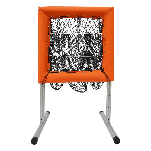 Pitching Net Baseball Training Equipment with 9 Net Pockets 70-120cm Height-adjustable Pitching Training Device for Baseball and Softball 1