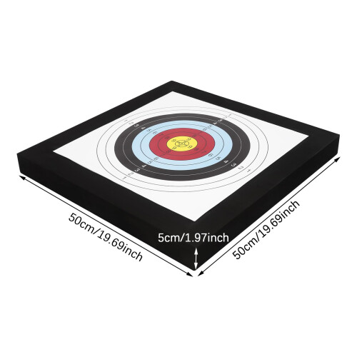 Archery Target, 50mm Thick High-Density EVA Foam Target 2