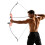Recurve Bow Set With 12 Arrows Beginner, Right Hand Longbow Kit, Aluminium 4