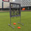 Baseball Practice Net with Adjustable Height and Polyester Mesh for Outdoor Training 4