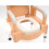 Adjustable Commode Chair 250Kg Toilet Seat with Armrests 6