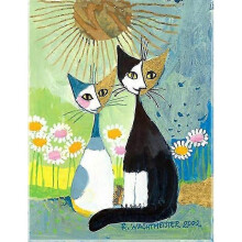 30x40cm adult children 5D DIY diamond art painting set - couple cat, full diamond embroidery crafts, canvas crystal rhinestone painting set, suita