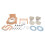 Adjustable Commode Chair 250Kg Toilet Seat with Armrests 5