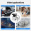 3HP Air Compressor Pump, Aluminum Twin Cylinder 2