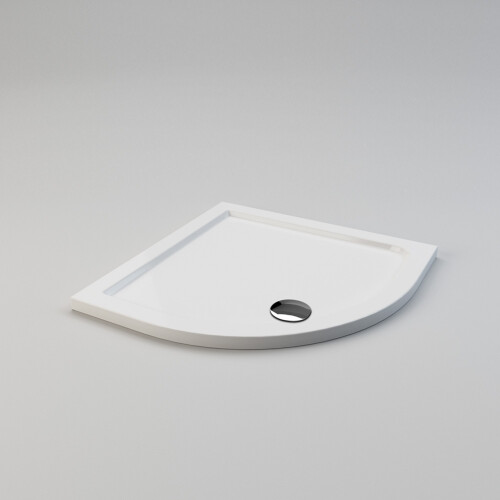 ELEGANT (800x800mm, Centre) ELEGANT White Shower Tray With Waste Outlet