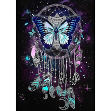 30 x 40 cm ,Papillons Diamond Painting Broderie Diamant Peinture Canevas 5d Tableau Enfant Adulte Strass Lot Puzzle Dessin Decoration Murale Cham
