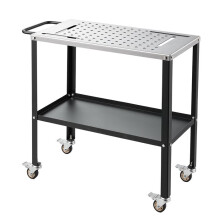 Mesa de Soldagem 914 x 457 mm - Duoku - Bancada Móvel com Capacidade de Carga de 544 kg, Superfície Robusta em Aço, Ideal para Oficinas