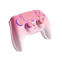 Mando de juegos Bluetooth para PS5 Slim/Pro, joystick Hall, Plug and Play, sin retardo, RGB para Steam, Android y PC.