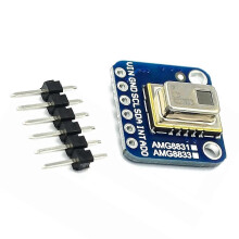 8x8 AMG8833 Infrarotsensor | 64 Pixel, 7 m Erfassungsbereich, I2C-Schnittstelle | für selbstgebaute Personendetektoren