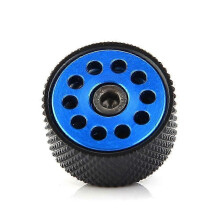 Conector de escape de aire G1/4 compatible con sistemas de refrigeración líquida para ordenadores (azul)