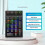 K18 21 Keys RGB Mechanical Numpad Bluetooth-compatible 3-Mode Wireless Keyboard Black 2
