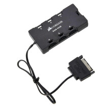 Hub de ventiladores LED RGB de 6 puertos Corsair para Corsair Lightning Node Pro Commander Crystal