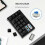K18 21 Keys RGB Mechanical Numpad Bluetooth-compatible 3-Mode Wireless Keyboard Black 4