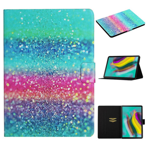 Funda de cuero multicolor para Samsung Galaxy Tab S6 T860/T865