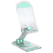 Soporte plegable de acrílico para teléfono de escritorio KF-Z12, soporte para tablet KF-Z12 (verde) No especificado