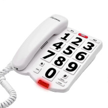 Teléfonos fijos para personas mayores (modelo 2026), con funciones de ajuste, marcación con un solo toque y botones grandes.