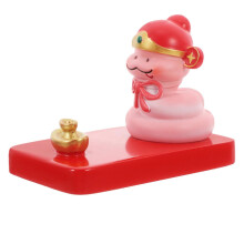 Soporte para móvil con forma de serpiente, de resina, para escritorio de oficina, 4 piezas.