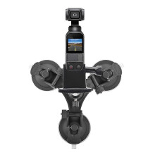 Soporte para coche con ventosa, trípode y adaptador de base para OSMO Pocket-YuJia, color negro, talla única.