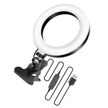 LED Video Clip with Brightness Compact Design for Video Conferences hwy
