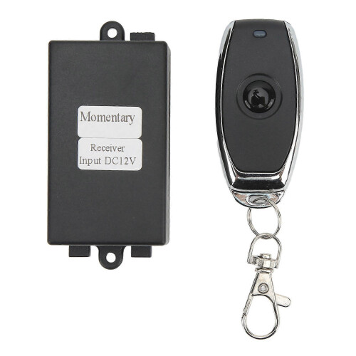 Momentary Remote Control Switch Single Button High Sensitivity Remote Control Switch Relay 7A 12V