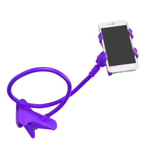 Soporte flexible y ajustable para teléfono móvil con clip. 1