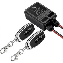 RF Wireless Remote Switch with 328ft Long Harness, DC 12V/24V/48V/72V 40A Relay