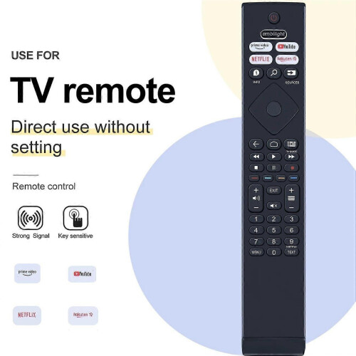 BRC0984501 01 Compatible with Philips Television Remote Control Replacement 2