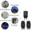 RF Wireless Remote Switch with 328ft Long Harness, DC 12V/24V/48V/72V 40A Relay 5
