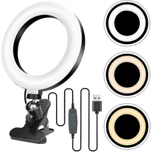 LED Video Clip with Brightness Compact Design for Video Conferences hwy 1