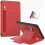Custodia in pelle rossa per iPad 10.2 e 10.2 2020 2