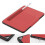 Custodia in pelle rossa per iPad 10.2 e 10.2 2020 5