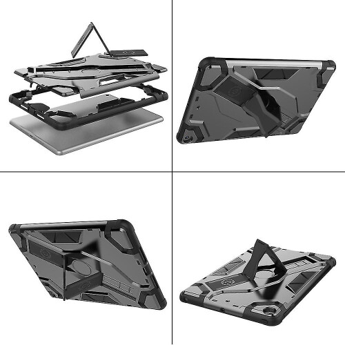 Funda protectora de TPU + PC para iPad 9.7 (2018) y (2017) Negra 2