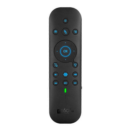 G60S Pro Air Mouse Wireless Voice Remote Control Bluetooth Remote Black