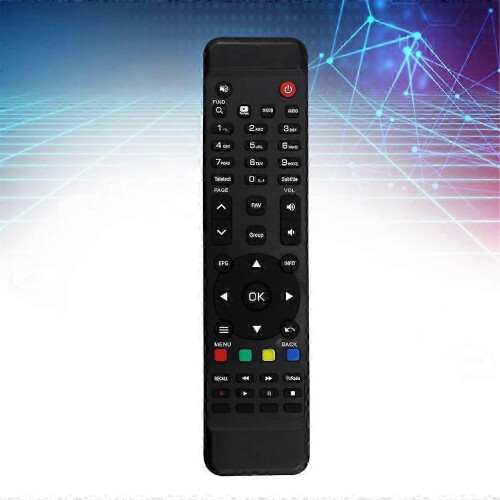 Replace TV Box Remote Control for AMIKO HIS, Mira X Set Top Box Black 2