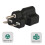 Adaptador convertidor de corriente con enchufe 6-15P a conector 6-15/20R macho a hembra 1