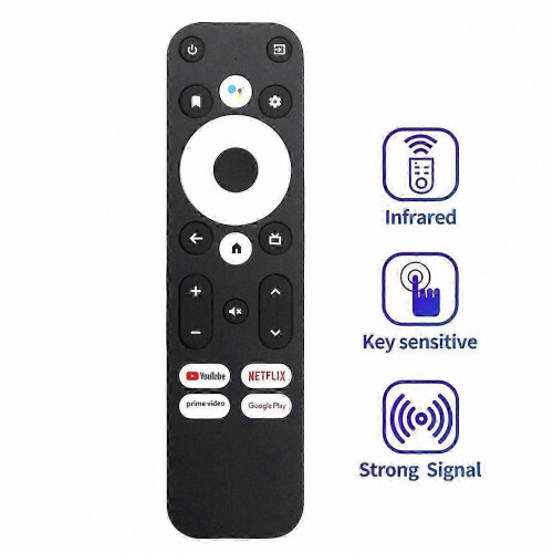 Universal Voice Remote Control for Android TV Box Models KM2, KM2 Plus, KM7 Plus, KD3, KD5 Black 1