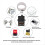 AC 220V 30A 433MHz 1CH Wireless Remote Control Switch RF Relay Black 5