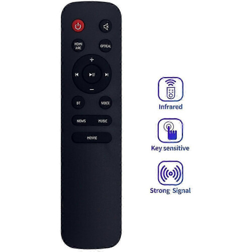 Replacement Remote for JBL Cinema Soundbar with Wireless Control Black 2