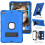 Custodia con supporto per iPad Mini 5/4, blu scuro e nero. 4