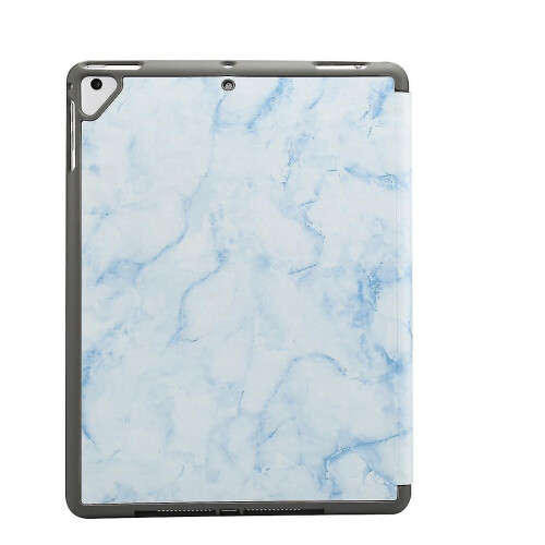 Funda de cuero para iPad 9.7 (2018 y 2017) Azul 2