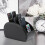 Remote Control Holder 5 Leather Pen Organizer Desk,desktop Storage, Cosmetic Brush Box Begin 3