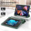 Funda plegable de 3 paneles de PU para iPad Pro 11 2022 / 2020 / 2021 Verde 3